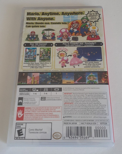 New Super Mario Bros. U Deluxe Nintendo Switch Fisico