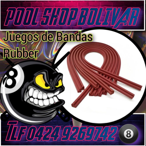 Imagen 10 de 10 de Mesas D Pool Billar Profesional Paños Taqueras Bandas Tizas