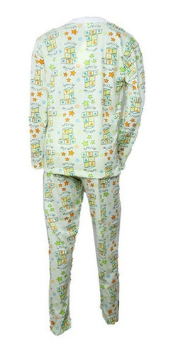 Pijama Completa De Niña 2 Piezas Manga Larga Creciones Boby