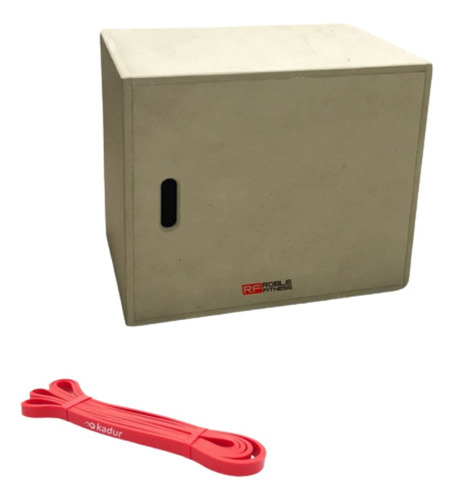 Kit Cajon De Salto 30x40x50 + Banda Elastica Asistencia Fit 