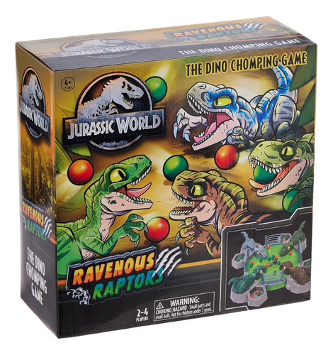 Juego De Mesa Jurassic World Ravenous Raptors Dinosaurios