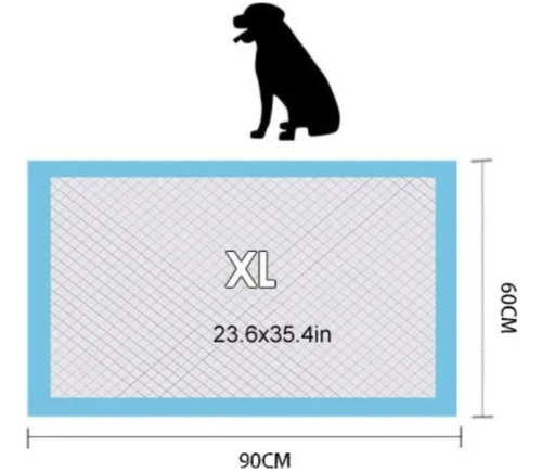 Tapete Entrenador De Perros Resistente Elimina Olor 20pcs Xl