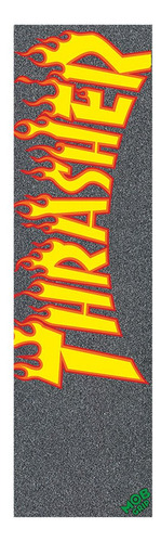 Mob Grip Thrasher Flame Logo Graphic Skateboard Griptape