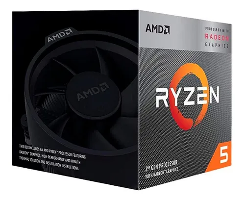 Micro Procesador Amd Ryzen 5 3400g 4.2ghz Radeon Rx Vega 11