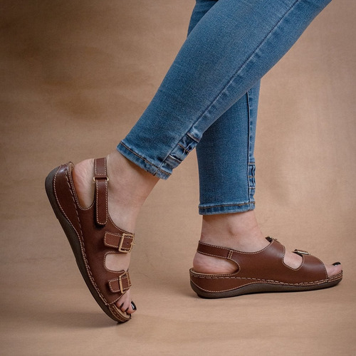 Imagen 3 de 6 de Sandalias Dama Huarache Casual Mujer Comodos Moda