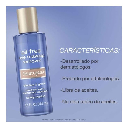 Desmaquillante Para Ojos Neutrogena | Libre De Aceite