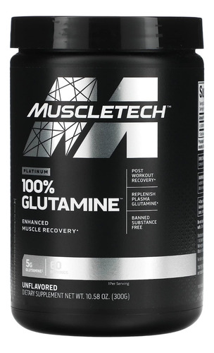 100 % Glutamine 300gr Muscletech