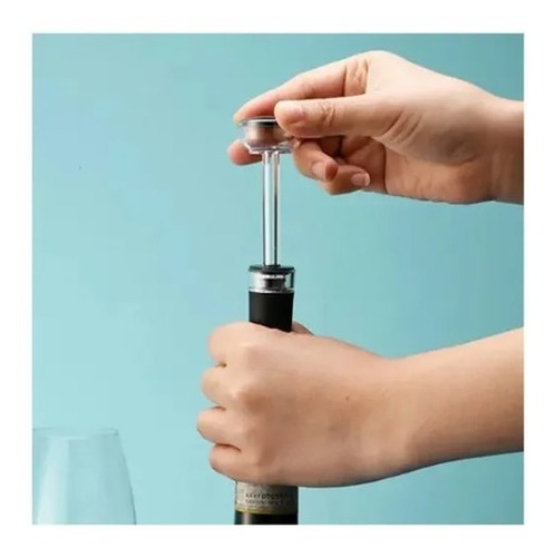 Vertedor De Vino Y Tapon Sellado Al Vacío
