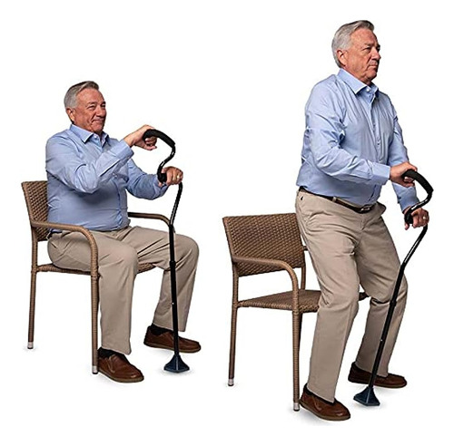 Bastón Cómodo Ajustable Para Caminar Con Agarre Ergonómico