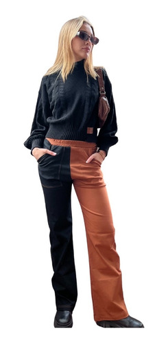 Imagen 1 de 6 de Pantalón Mujer Elastizado Bengalina Arza Todos Los Colores