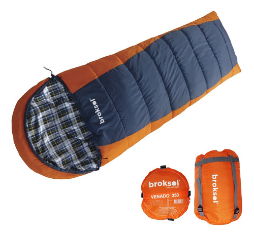 Bolsa De Dormir Broksol Venado Termica  -8ºc Acoplable Soft