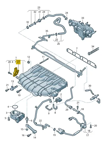 Sensor Multiple Admision Tiguan 2.0 2011 2012 2013