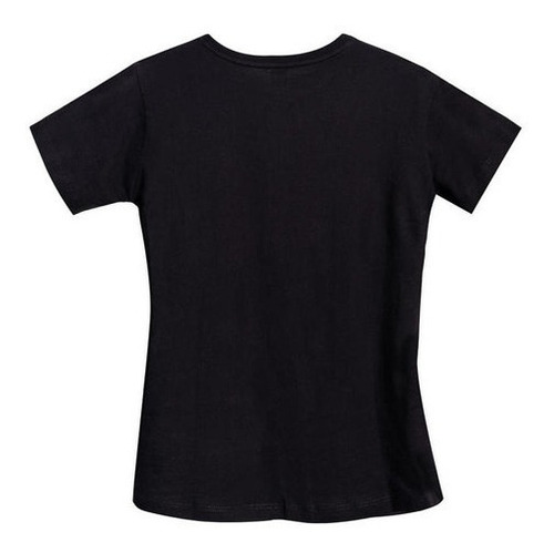 Polera Mujer Tinker Bell Smiling Negro Disney