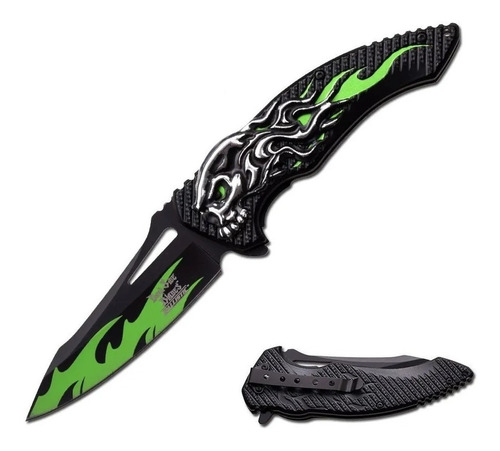 Navaja Dark Side Blades Ballistic Roja Filo Maximo Ds-a034rd