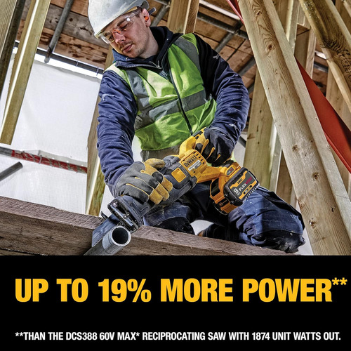 Dewalt Flexvolt 60v Max* Sierra Recíproca, Kit Inalámbrico (