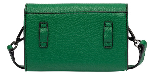 Bolso de compras básico de piel lisa Colcci 35823, color verde Neptuno, diseño de tela n/a