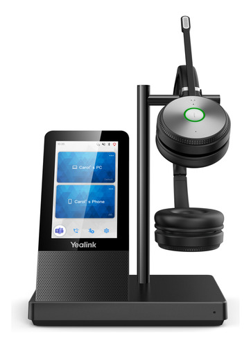 Auriculares Inalámbricos Yealink Dual Dect Con Pantalla Táct