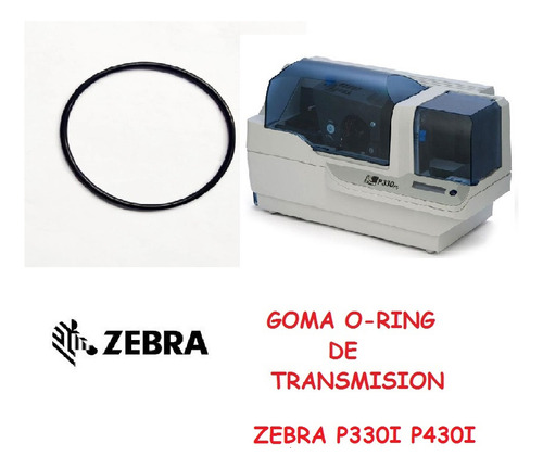 Goma O-ring Para Impresoras Carnet Zebra P330i P430i