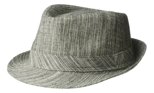 Henschel Hats Blend Fedora Hombre, Negro, Grande Ee. Uu.