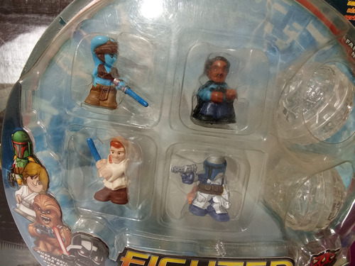 Star Wars Fighter Pods Serie 1: Lando, Jango, Obi-wan, Ayla (Usado)