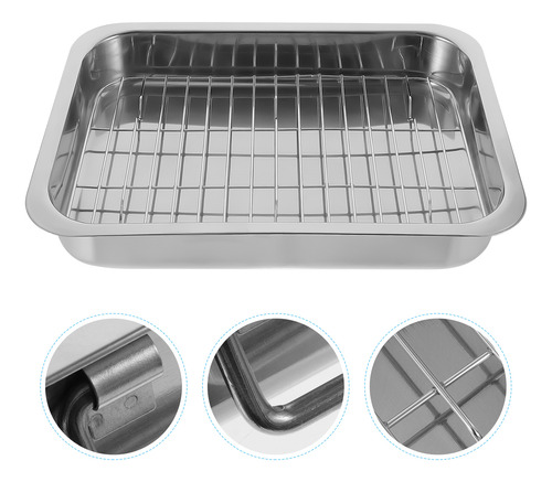 Horno Para Hornear De Acero Inoxidable Con Rejilla De Refrig