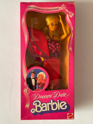 Dream Date Barbie Vintage 1982 Mattel En Caja Original #5868 (Usado)