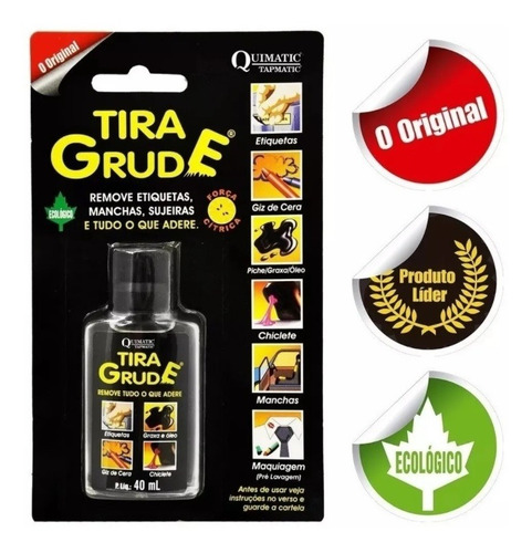 Imagem 2 de 5 de Removedor Tira Grude 40ml Quimatic