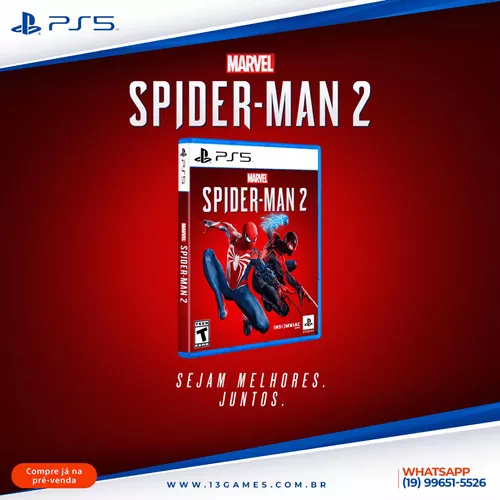 PS5 MÍDIA FÍSICA NOVO + SPIDERMAN 2 - Videogames - Setor Oeste, Goiânia  1262220779