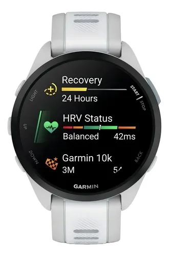 Relógio Garmin Forerunner 165 Amoled - Branco | Parcelamento sem juros