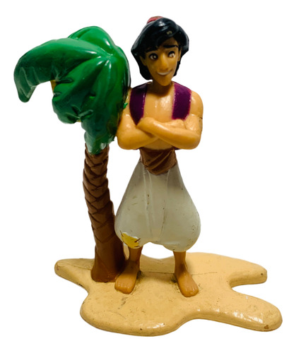 Muñeco Aladdin Isla Disney Colección Kelloggs 1994 (Usado)