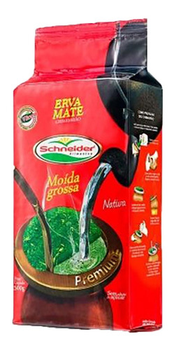 Erva Mate Schneider Moída Grossa Premium 12kg