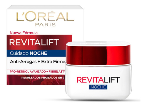 Crema L'oréal  Hidratante Antiarrugas Noche Revitalift 50ml