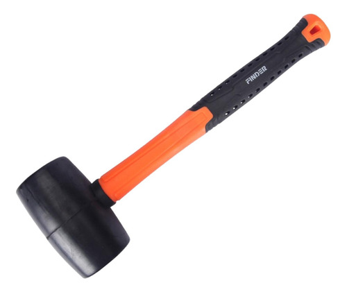 Martillo De Goma De Mazo Suave Con Mango De 560g 20oz Negro