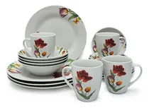 Comprar Set De Vajillas 20pz Redondo Puntazo