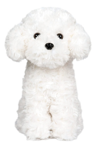 Weigedu Peluche De Caniche De Juguete, Perro Maltés Bichon.