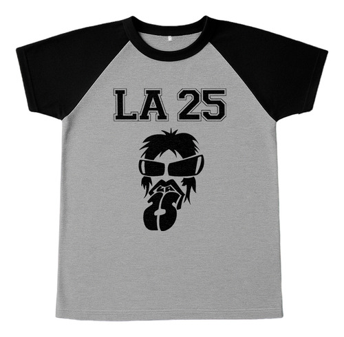 Remera La 25 Ranglan Gris