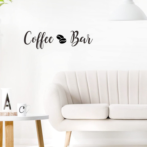3 Calcomanías De Decoración De Pared De Café, Letreros D.