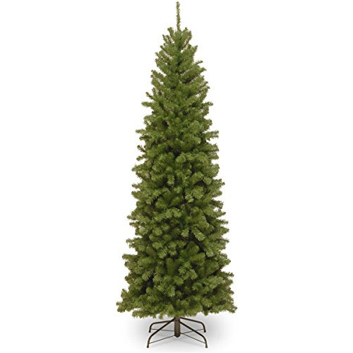 Artificial Slim Christmas Tree, Green, North Valley Spr...