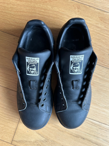 Zapatillas Adidas Stan Smith 37.5 Arg Negro Poco Uso! (Usado)
