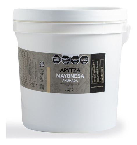 Mayonesa Arytza Ahumada - 2,9kg Uso Gastronómico - Sin Tacc