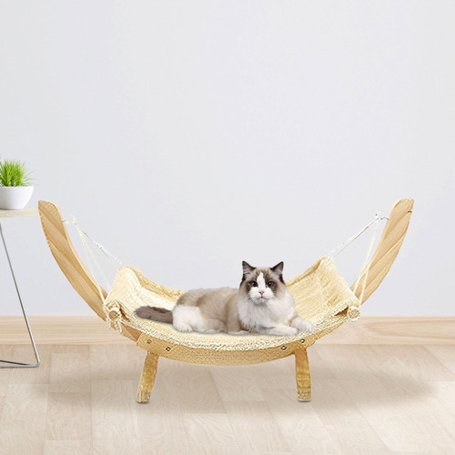 Silla Columpio Para Gatos, Camas Para Amarillo Claro