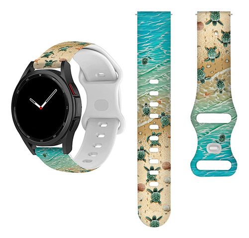 Cheellu Sea Turtle Smartwatch Band Compatible Con Galaxy Wat