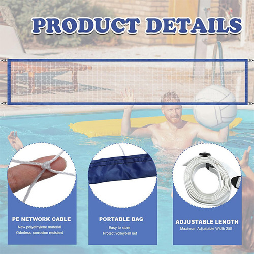 Red Abahub De Repuesto Para Voleibol Y Piscina Para Fiestas