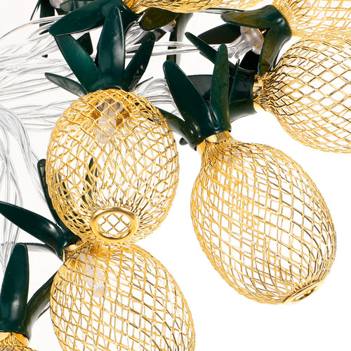 Cadena De Luces Colgantes Con Forma De Piña