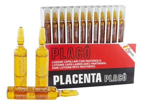 Tratamiento Para La Caída Del Cabello Placenta Placo, 12 Fra