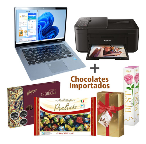 Pack Notebook Tagitop Uni-c + Impresora Canon Pixma Tr4522