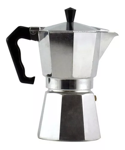 Ripley - CAFETERA ITALIANA CON MANGO DE MADERA Y ALUMINIO 300ML