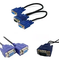 Comprar Duplicador Cabo Y Vga 1 Macho Para 2 Vga Fêmea De 20 Cm