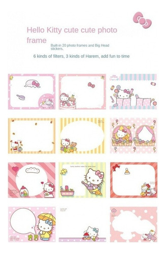 Cámara Digital Sanrio Hello Kitty Para Niños, De 4000 W, Víd