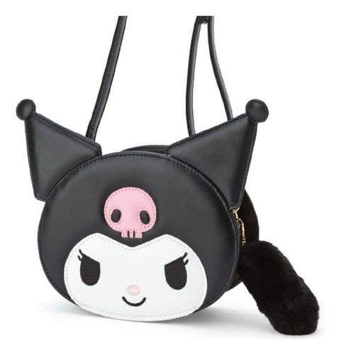 Bolso Bandolera Melody Kuromu Con Forma De Cola De Felpa